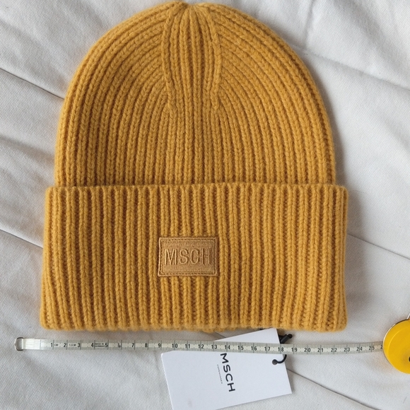NWT MSCH Moss Copenhagen Wool Blended Kara Badge Beanie / Winter Hats - Picture 6 of 10